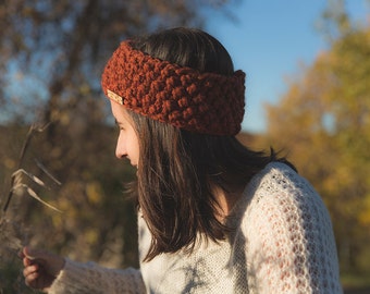 Crocheted headband/Colors selection/The Tracy headband