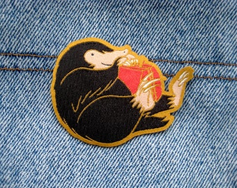 Harry Potter - Niffler Iron on Patch, Fantastic Beasts and Where to Find Them