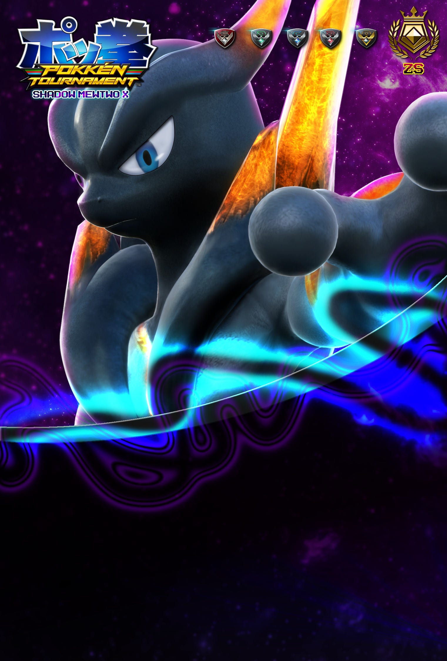 pokken tournament shadow mewtwo amiibo card