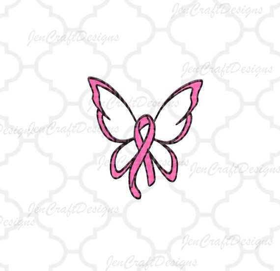 Free Free 284 Cancer Ribbon Butterfly Svg SVG PNG EPS DXF File