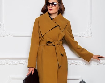 Coat Elady. Winter Wool Coat. Women coat.