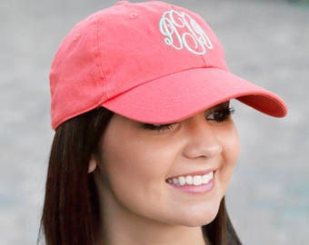 6 Panel Pastel Monogrammed Hat-Monogrammed Baseball Hat-Monogrammed Women's Hat-Monogrammed Pastel Hat-Embroidered Hat-Sorority Hat-