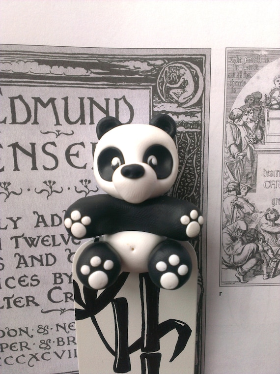 Panda bookmark, Animal bookmark, Panda, bookmark