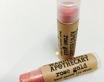 rose gold lipstick, vanilla, lip gloss,sheer lipstick,pink lip gloss,lip tint,rose gold lipstick,gold lip gloss, rose, gold,pink