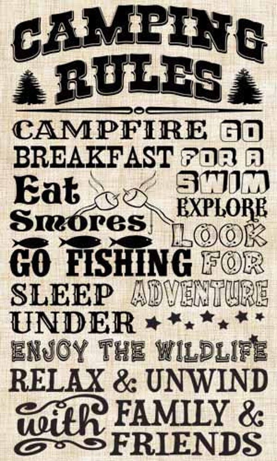 Free Free 53 Downloadable Camping Rules Svg Free SVG PNG EPS DXF File