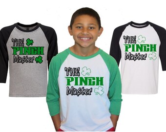St. Patrick's Day Shirt The Pinch Master Shirt|Kids T-shirt|Monogram St. Patrick's Day Shirt