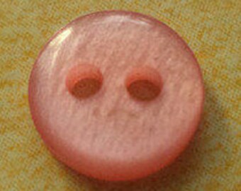 10 small buttons 9mm pink (5499)