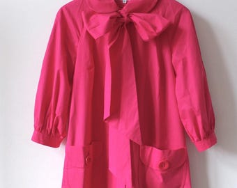 PINK SPRING COAT by Helene Berman London · Cotton Coat