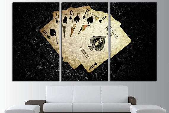 Poker wall art