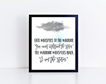 I am the storm | Etsy