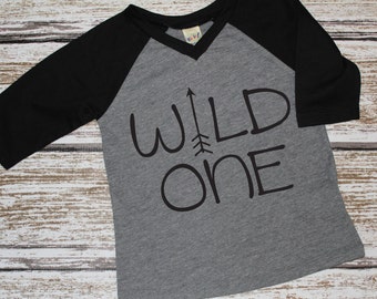 Boys Wild One Shirt, Wild One Birthday Shirt, Wild and One, Tribal Birthday, First Birthday Boy, One Shirt
