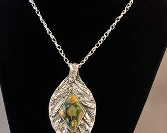 Rain Forest Jasper Pendant