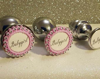 Mature/Adult BDSM DDLG Babygirl Silver Anal Butt plug with Lilac Purple Princess Rhinestone Diamante Topper. Small, Medium Large Or Set of 3