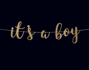 Its a boy banner baby boy banner baby boy shower decorations gender reveal banner baby shower decorations boy baby shower