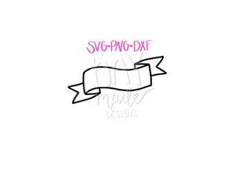 Banner SVG, Banner cut file