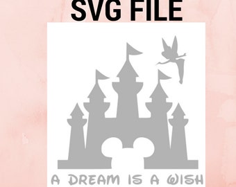 Disney Castle SVG Disney Princess Tinker bell Disney Svg Disney Monogram Svg Princess Castle Svg Magic Kingdom Svg Monogram Frame Cut Files.