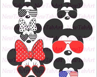 Minnie Mouse svg minnie mouse svg sunglasses minnie mouse sunglasses svg disney svg files for Cricut Vector Cut Files svg png eps dxf Silhou