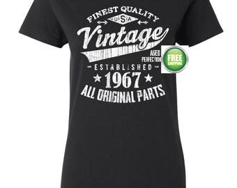 50th birthday, 50th birthday gifts for men, 50th birthday gift, 50th birthday tshirt, 1967, 50th birthday gift for women, vintage 1967
