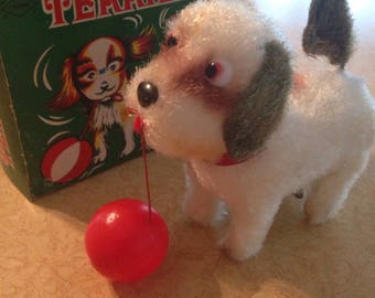 William Sealand Corp Mechanical Terrier Wind Up Toy