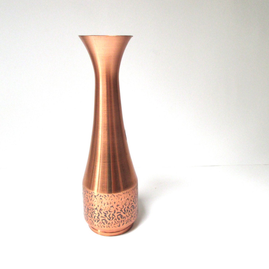 Vintage Copper Flower Vase Copper Bud Vase By Mybeautifulbavaria 5179