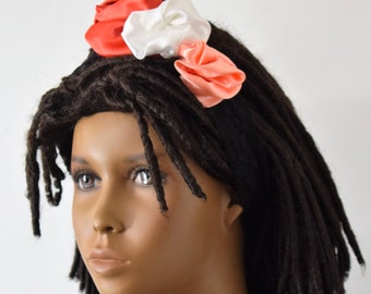 Girls Lace & Satin Headband - Girls Hair Acessories - Hair Bow - Headbands