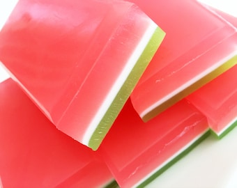 Watermelon Soap, Summer Melon Soap, Bath Soap, Bar Soap, Glycerin Soap, Fruity Soap, Summer Soap, Honeydew Soap, Melon Soap