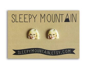 Leslie Knope Studs - Parks and Recreation Earrings