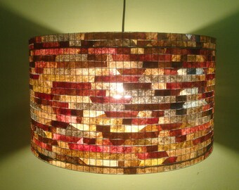 Chandelier Lighting Lamp Custom Lampshade Recycled Coffee Filter Lampada