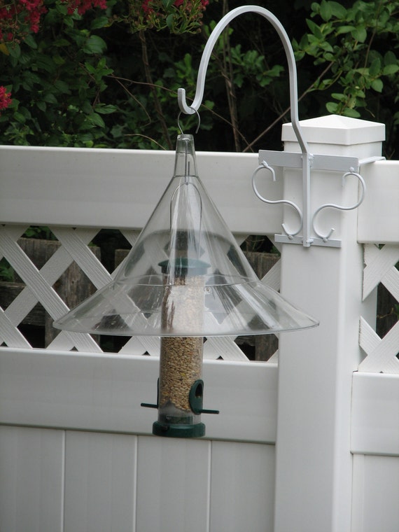 tall deck plant and bird feeder hangers