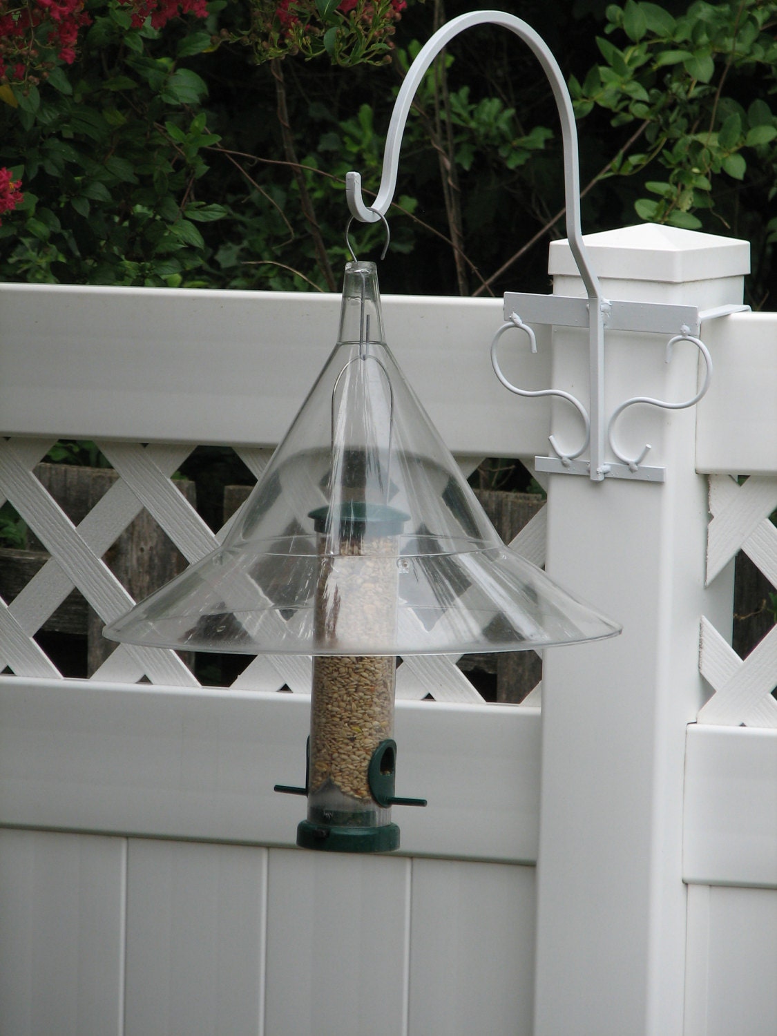 4in deck rail bird feeder hangers
