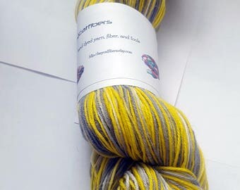 Cloudy Skies luxury sock yarn 450 yards, super wash merino, nylon, and angora
