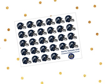 Seattle Seahawks Football Helmet Stickers {104}