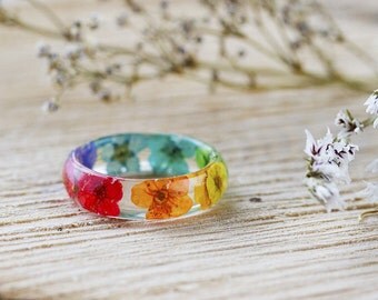 Shop “real flower jewelry” in Rings