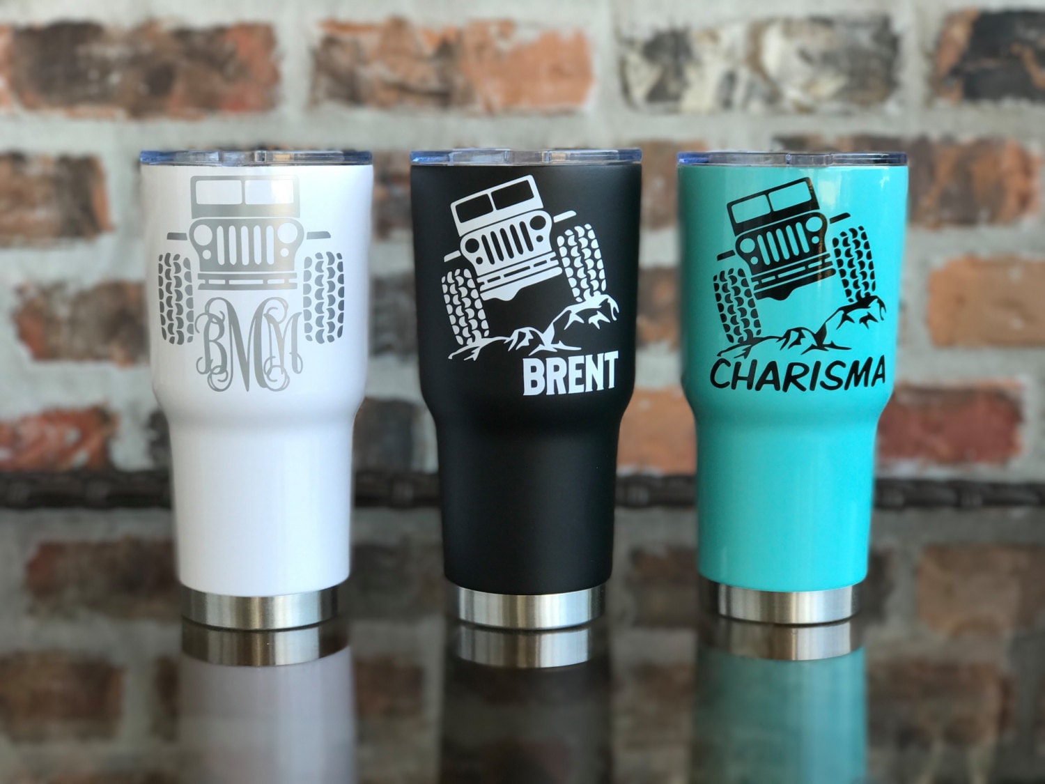 RTIC 30 ounce Tumbler / Jeep Tumbler /Monogrammed / Stainless