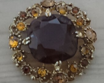 Vintage rhinestone brooch