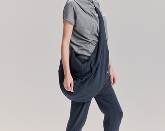 Oversized Muted Blue Bag / Arya Yoga Bag / Yoga Accessory / Arya Yoga / Yogawear / Cross-Body Oversized Bag by AryaSense / YB16MB