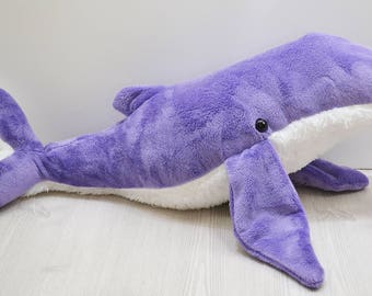 purple whale plush