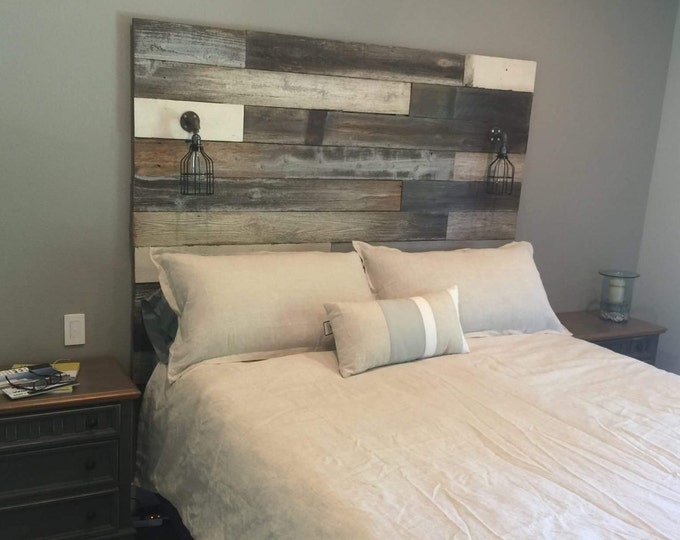 Reclaimed Wood Headboard