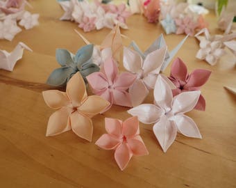 Origami mixed pack - Blossom flowers & cranes - any colours