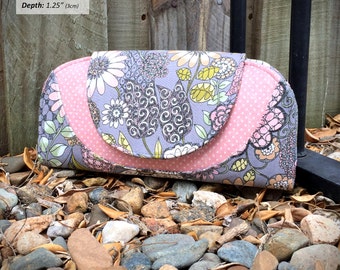 Wallet pattern, Cleo Everyday Wallet, purse pattern, clutch pattern, ladies wallet pattern, ladies purse pattern, large wallet, large purse