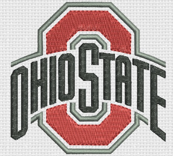 Ohio State Team Logo Embroidery Design by TextilesDesigned