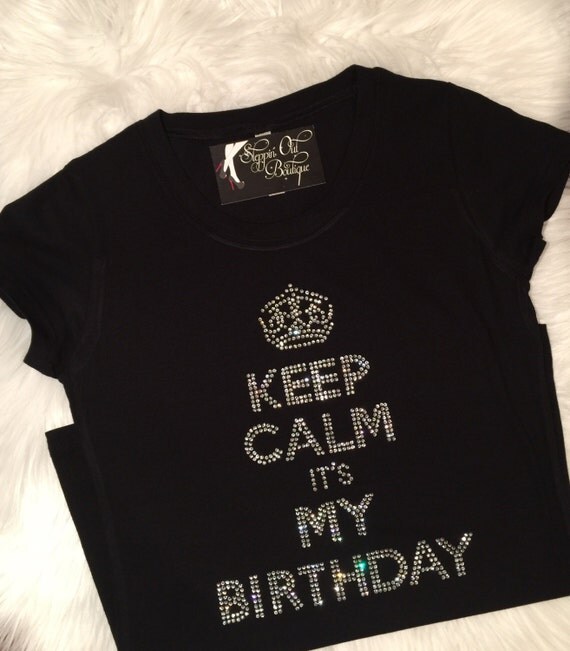 Birthday Girl Shirt Womens Birthday Shirt Womens Rhinestone