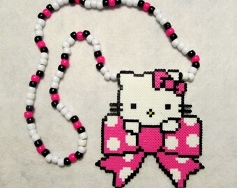 Perler bead bow | Etsy