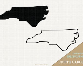North Carolina Vector, State Clipart, NC Clip Art, North Carolina SVG, State PNG (Design 13724)
