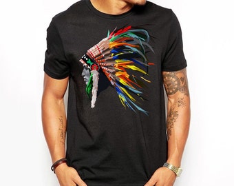Indian Headdress Embellished Sweatshirt