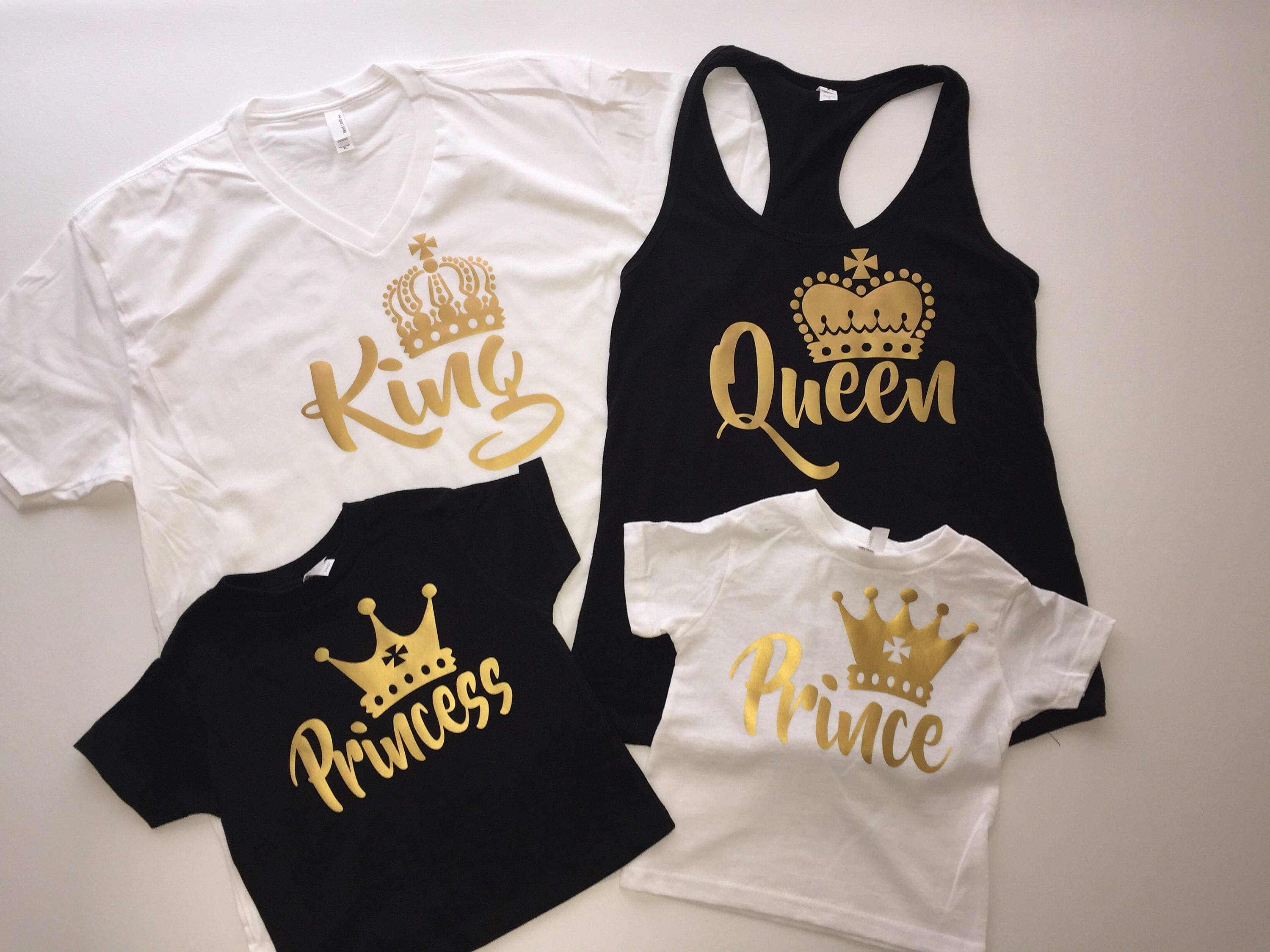 king queen prince shirt