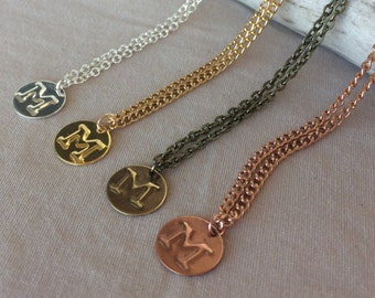 Custom Initial Necklace - Custom Letter Necklace - Personalized Initial Necklace - Custom Number Necklace - Personalized Number Necklace