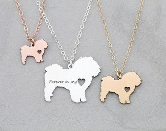 SALE • Maltese Necklace • Silver Maltese • Short Hair Dog Pendant • Dog Breed • Sterling Silver Charm • Loss Pet Memorial • New Dog Gift