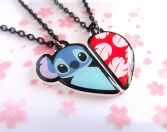 Lilo and Stitch BFF Necklace Set