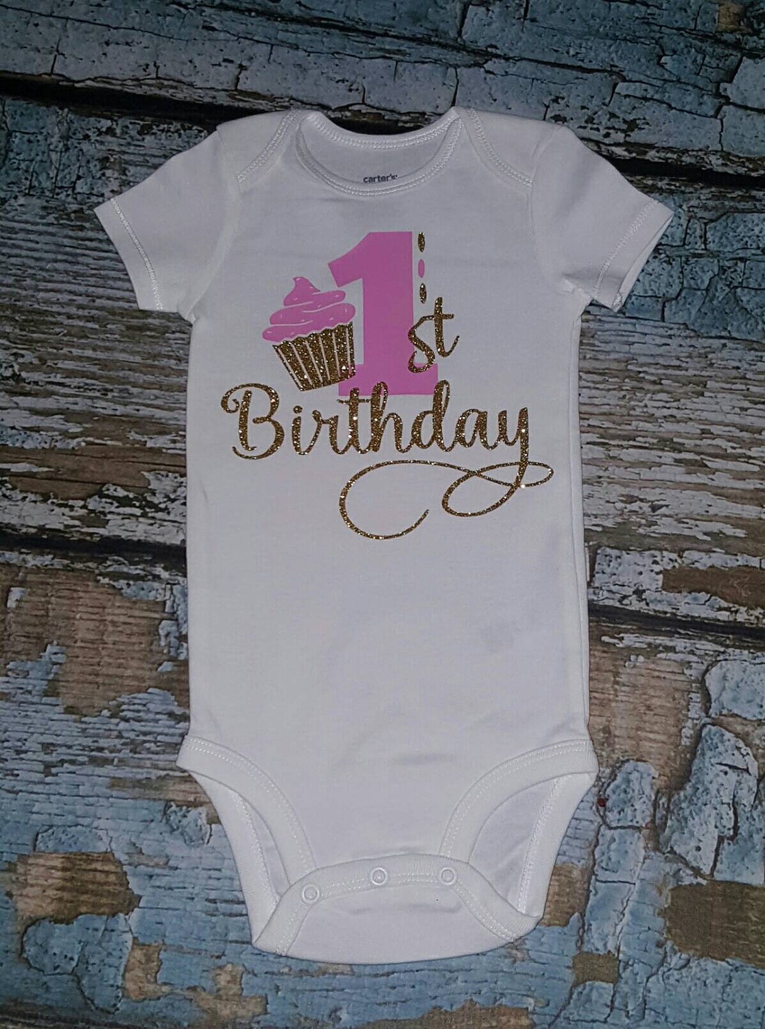 1st birthday onesie girls 1st birthday bodysuit pink and